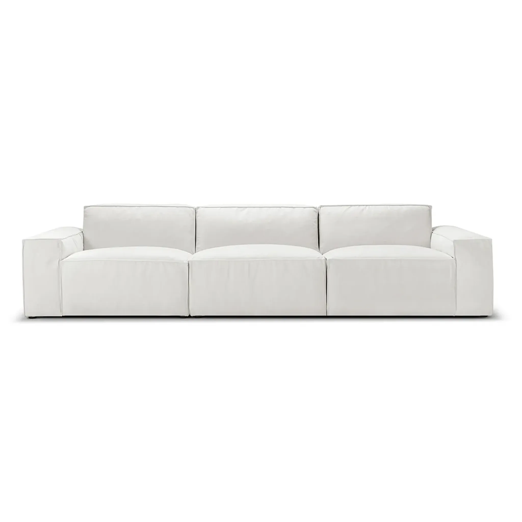 Oasis Modern Low Profile Modular Block Sofa in Latex | Combination 001 ...