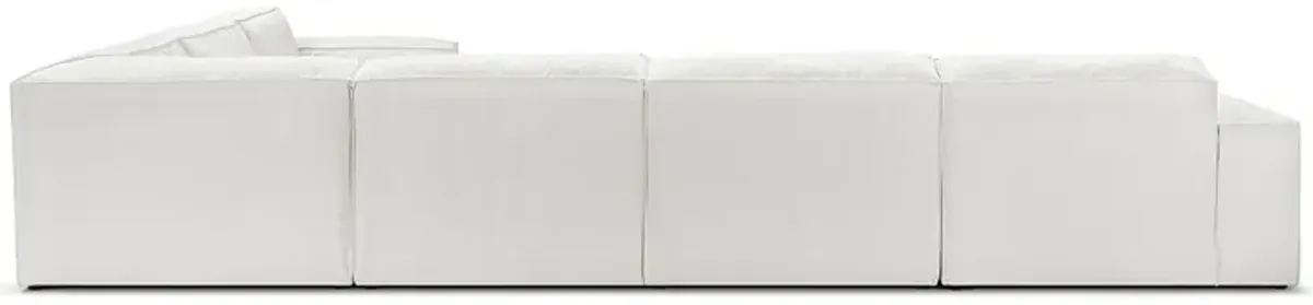 Oasis Modern Low Profile Modular Block Sofa in Latex | Combination 003