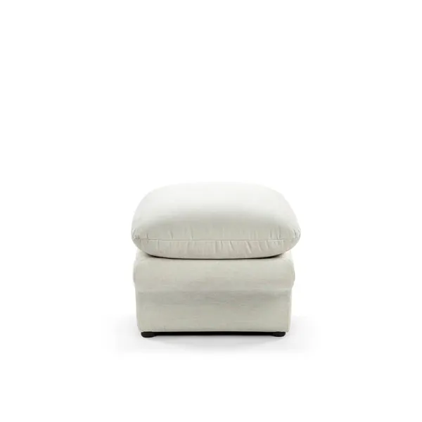 Carsons Mid Century Curved Modular Sectional Sofa | Ottoman