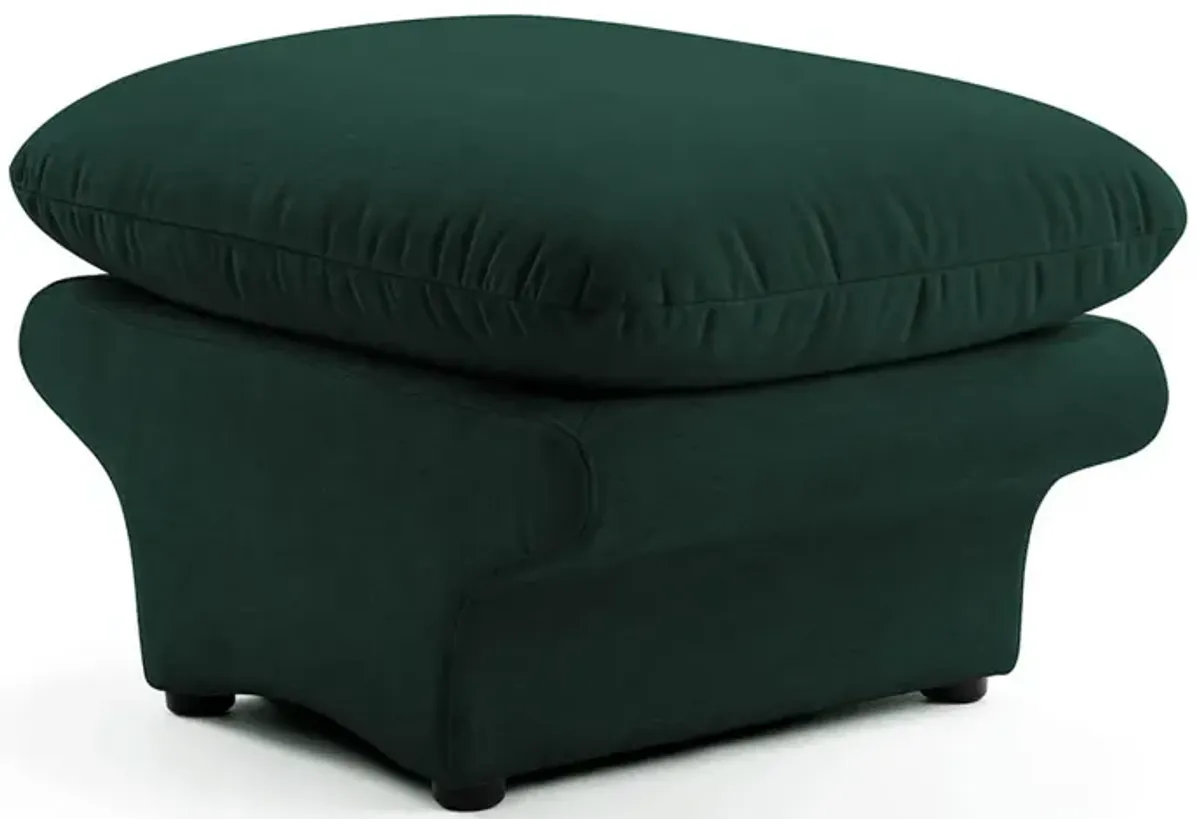 Carsons Mid Century Curved Modular Sectional Sofa | Ottoman