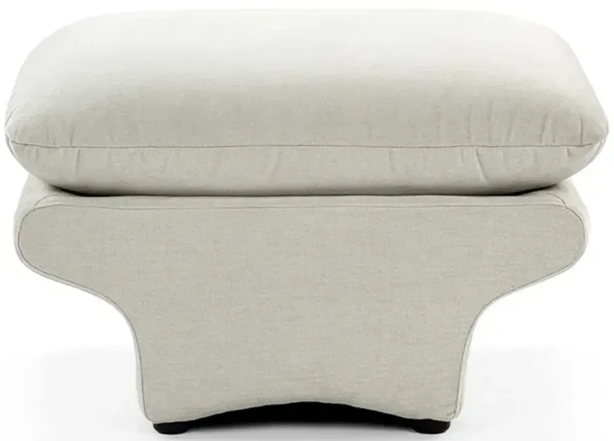 Carsons Mid Century Curved Modular Sectional Sofa | Ottoman