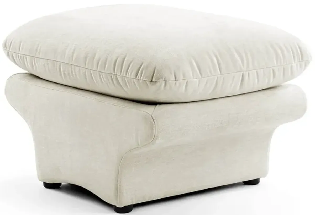 Carsons Mid Century Curved Modular Sectional Sofa | Ottoman