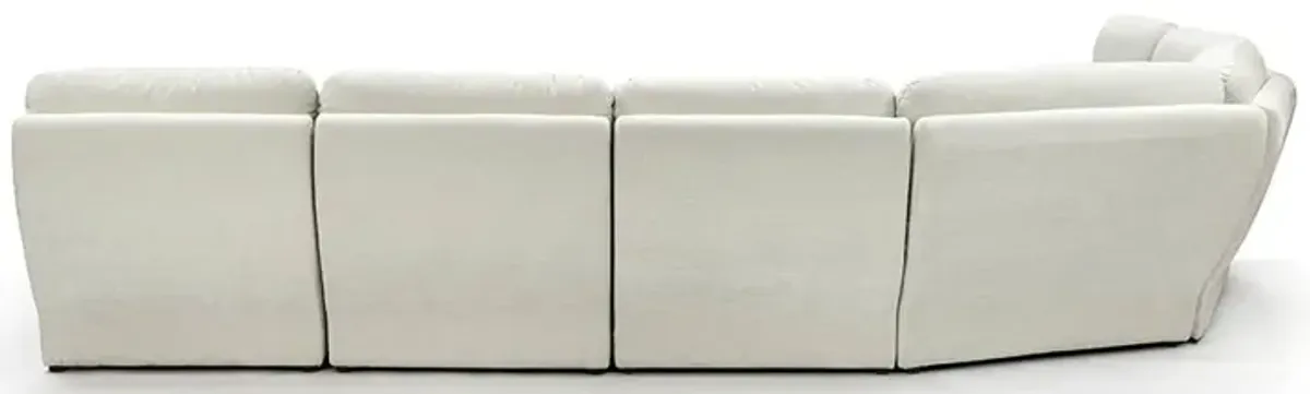 Carsons Mid Century Curved Modular Sectional Sofa | Combination 001