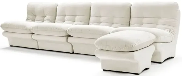 Carsons Mid Century Curved Modular Sectional Sofa | Combination 002