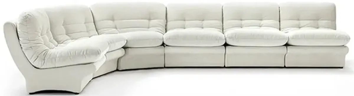 Carsons Mid Century Curved Modular Sectional Sofa | Combination 003