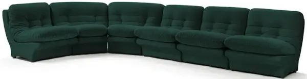 Carsons Mid Century Curved Modular Sectional Sofa | Combination 003