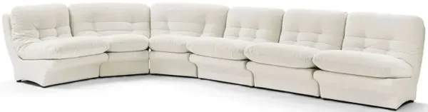 Carsons Mid Century Curved Modular Sectional Sofa | Combination 003