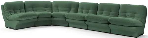 Carsons Mid Century Curved Modular Sectional Sofa | Combination 003