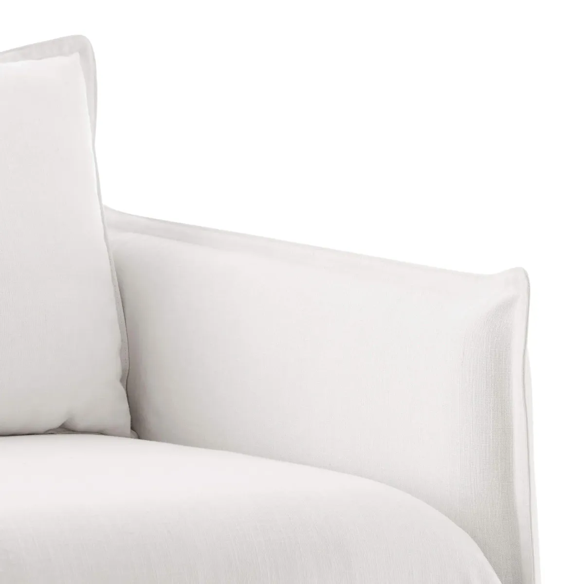 EM Wabi-Sabi Casual Slipcovered Lounge Chair