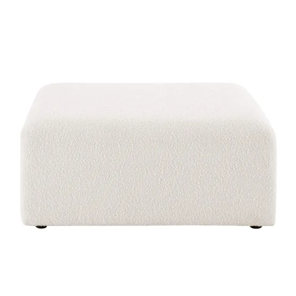 Aurelie Modern Channel Tufted Curved Modular Sectional Sofa | Classic Ottoman