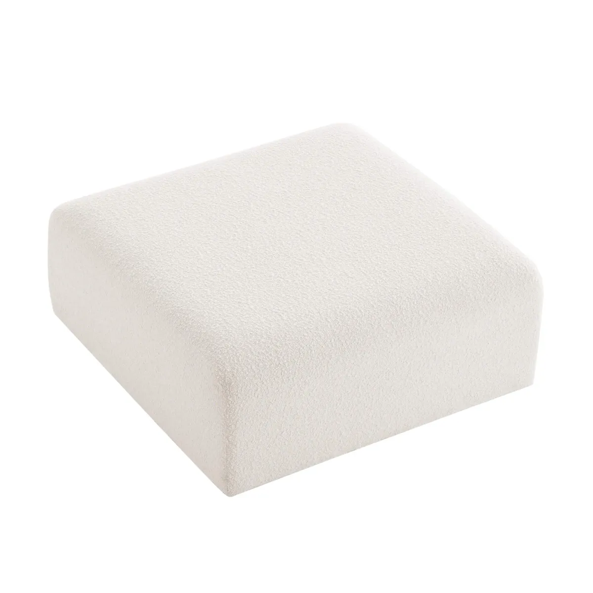 Aurelie Modern Channel Tufted Curved Modular Sectional Sofa | Classic Ottoman