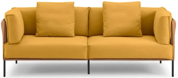 Caruso Modern Minimalist Italian Leather Sofa