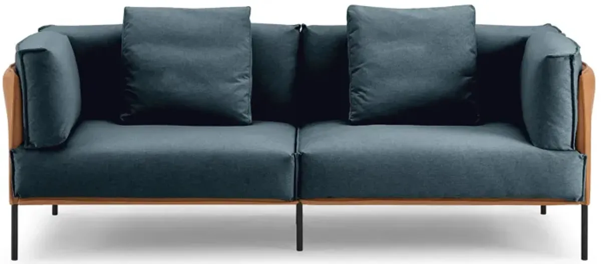 Caruso Modern Minimalist Italian Leather Sofa