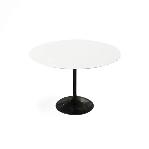 White Lacquer Tulip Dining Table - Round