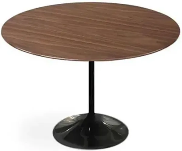 Dark Walnut Wood © Tulip Dining Table - Round