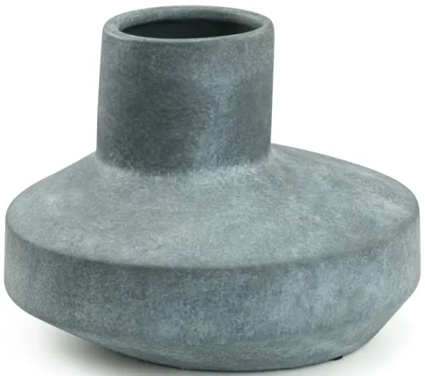 Elm Decorative Faded Earth Grey Rustic Wabi-Sabi Ceramic Vase