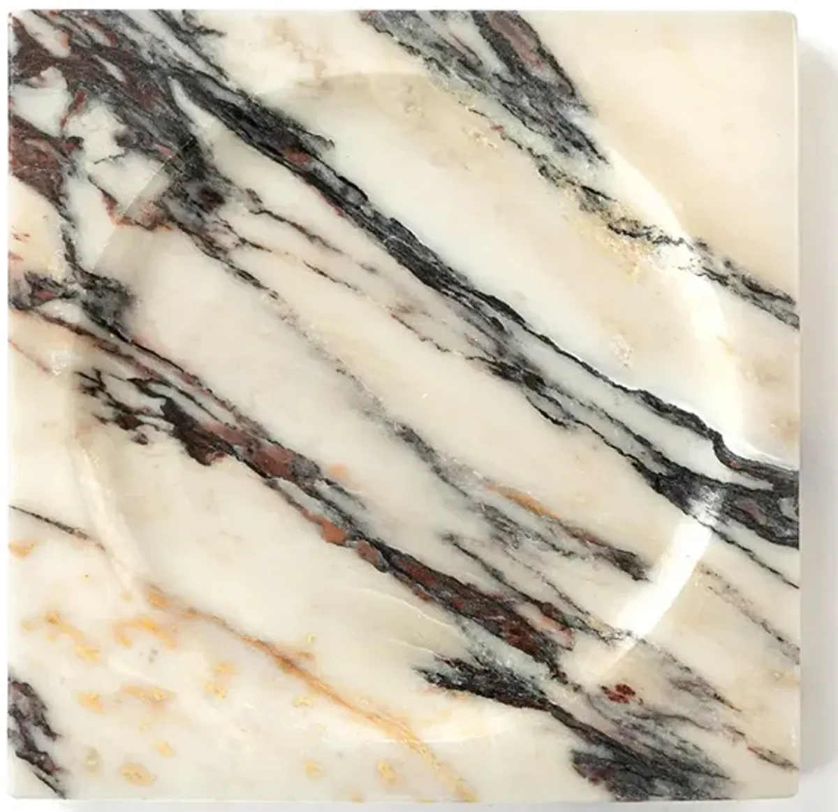 Koa Square Calacatta Viola Marble Decorative Tray