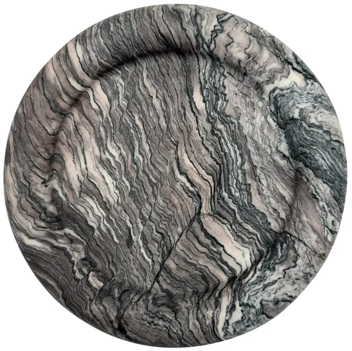 Fez Round Marble Jewelry Dish