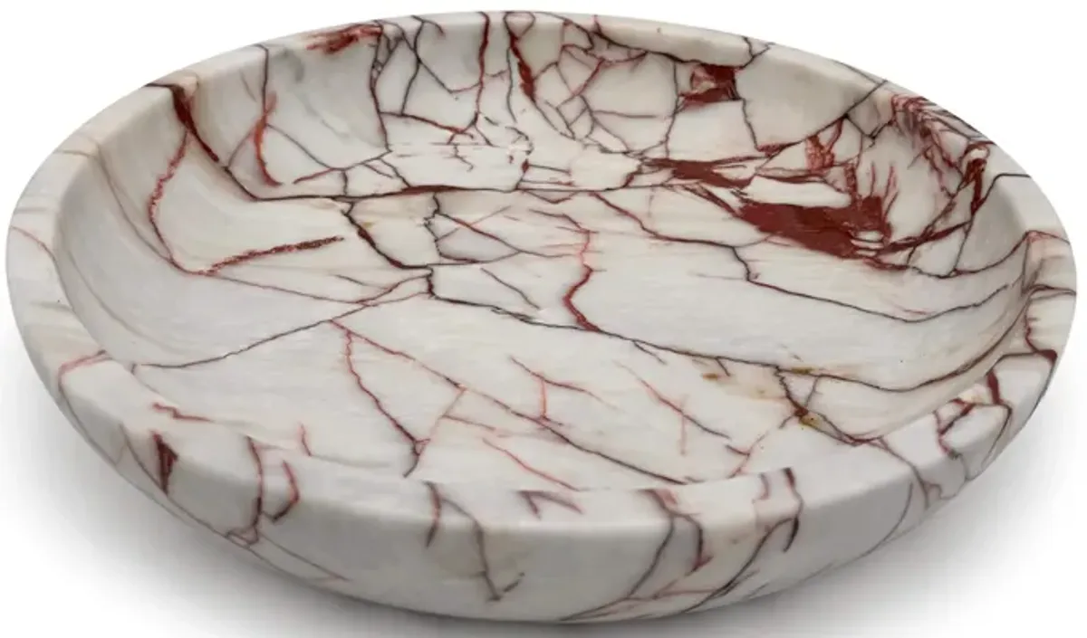 Kai Large Round Marble Centerpiece Bowl
