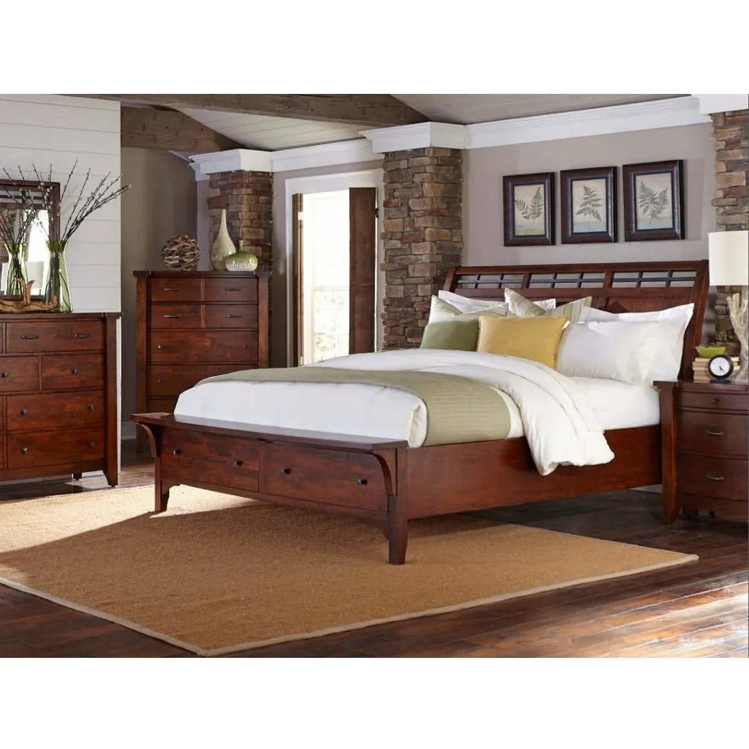 Queen Whistler Retreat Storage Bed