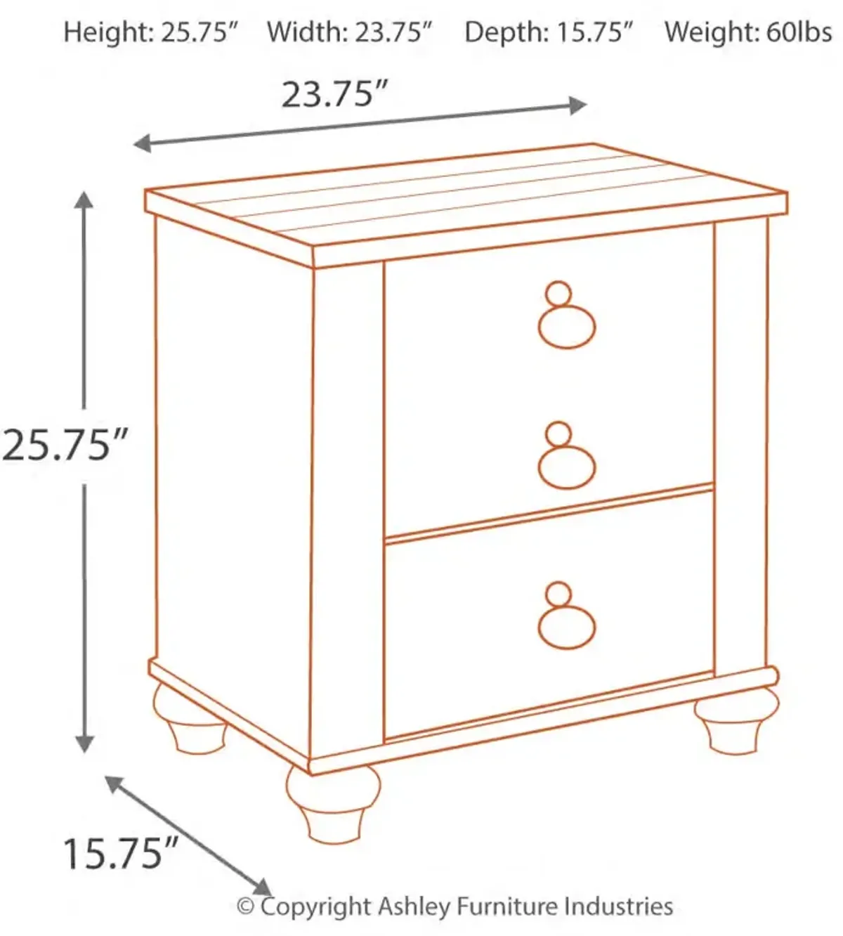 Willowton Nightstand