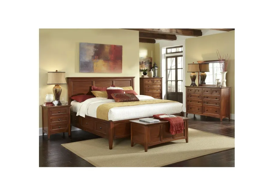 Queen / Cherry Westlake Storage Bedroom Group