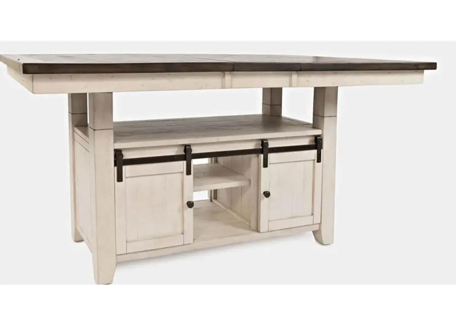 Madison County High-Low Table - White