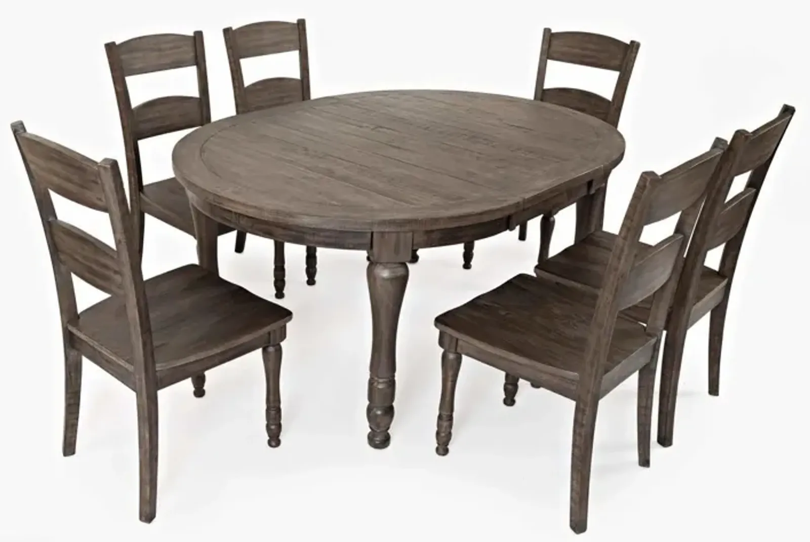 Madison County Oval Dining Set - Barnwood