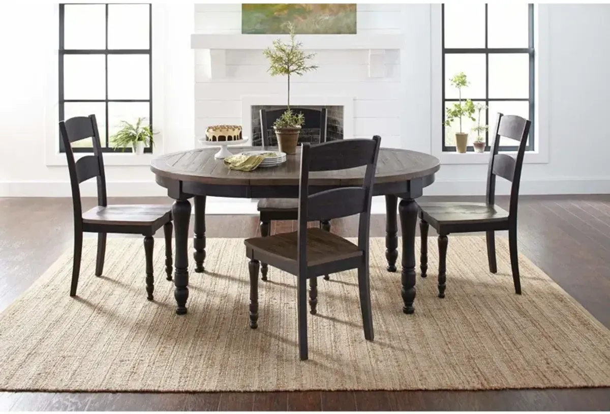 Madison County Oval Table - Black