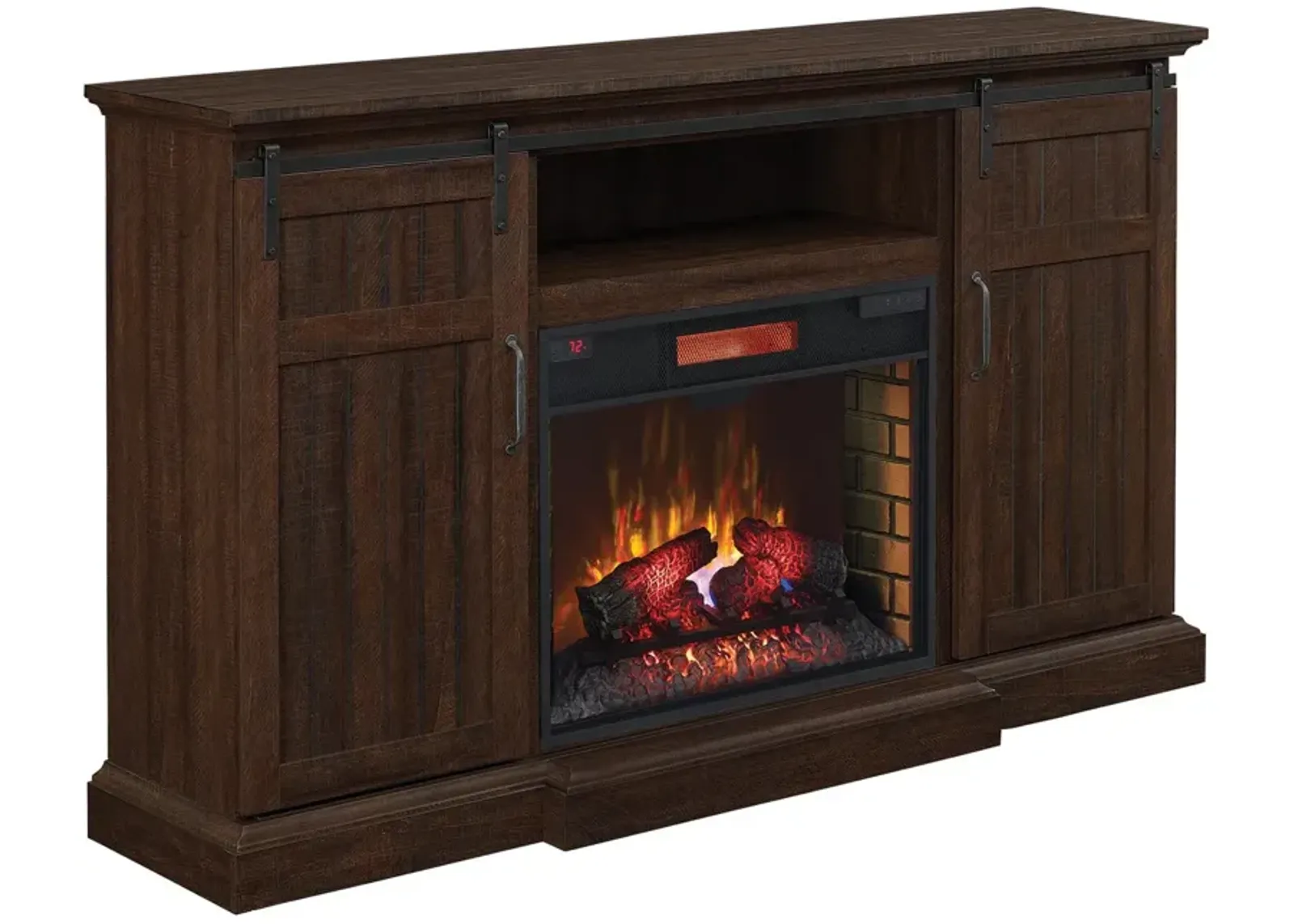 Manning TV Stand with Fireplace Insert