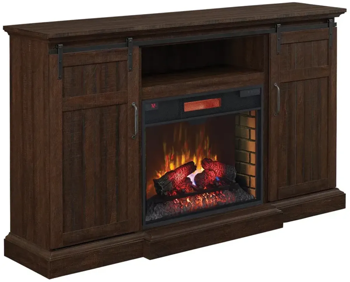 Manning TV Stand with Fireplace Insert