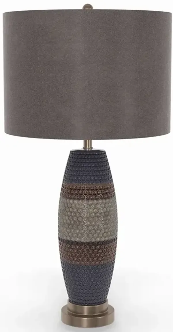 Hammered Ceramic Table Lamp