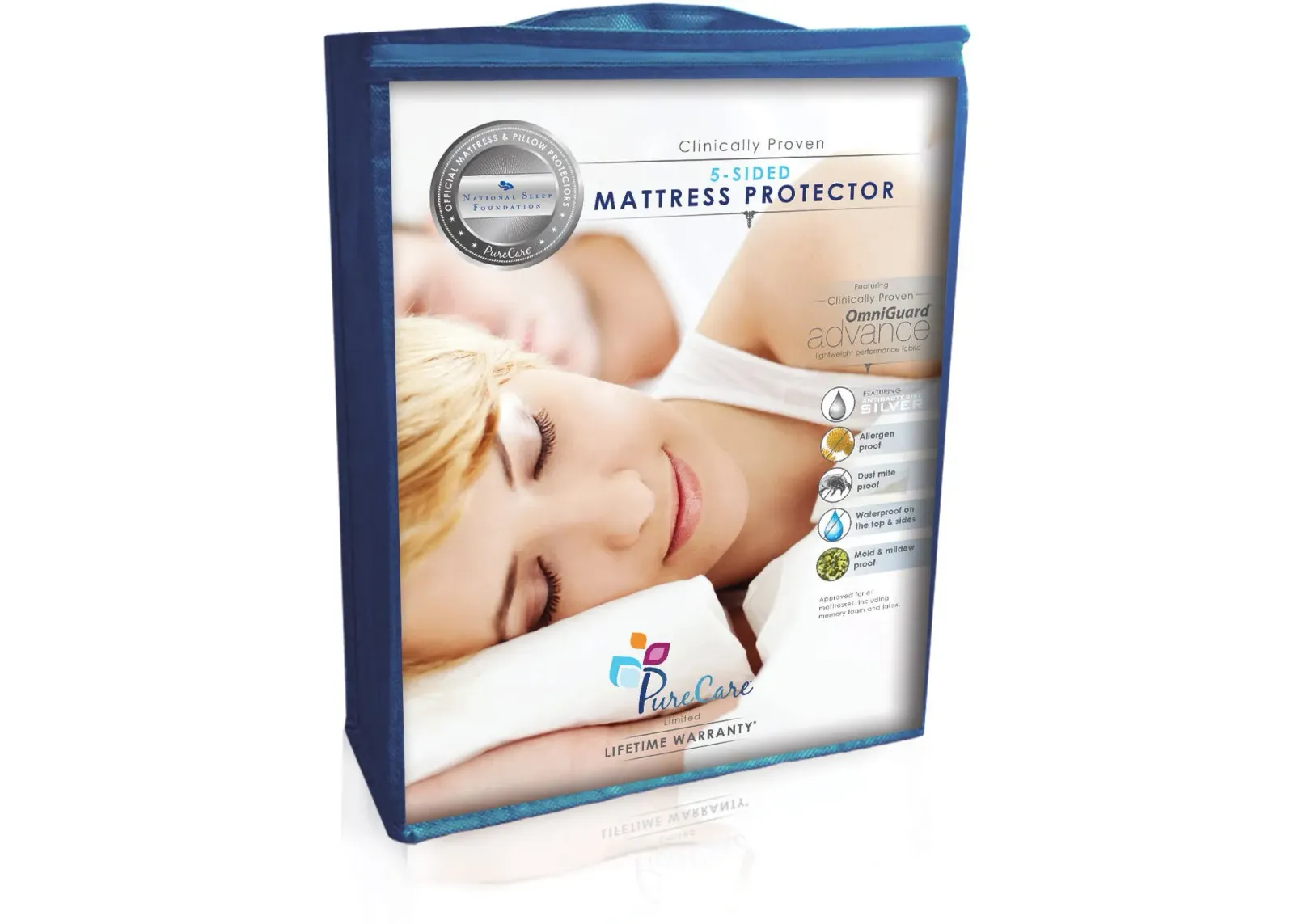 Twin PureCare 5-Sided Mattress Protector