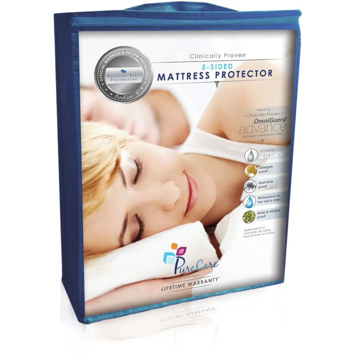 Twin PureCare 5-Sided Mattress Protector