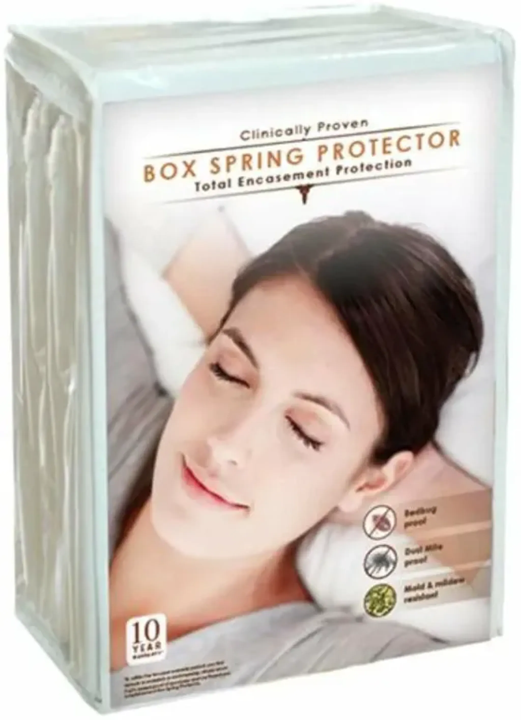 Queen High Profile Total Encasement Box Spring Protector Furniture Fair ...