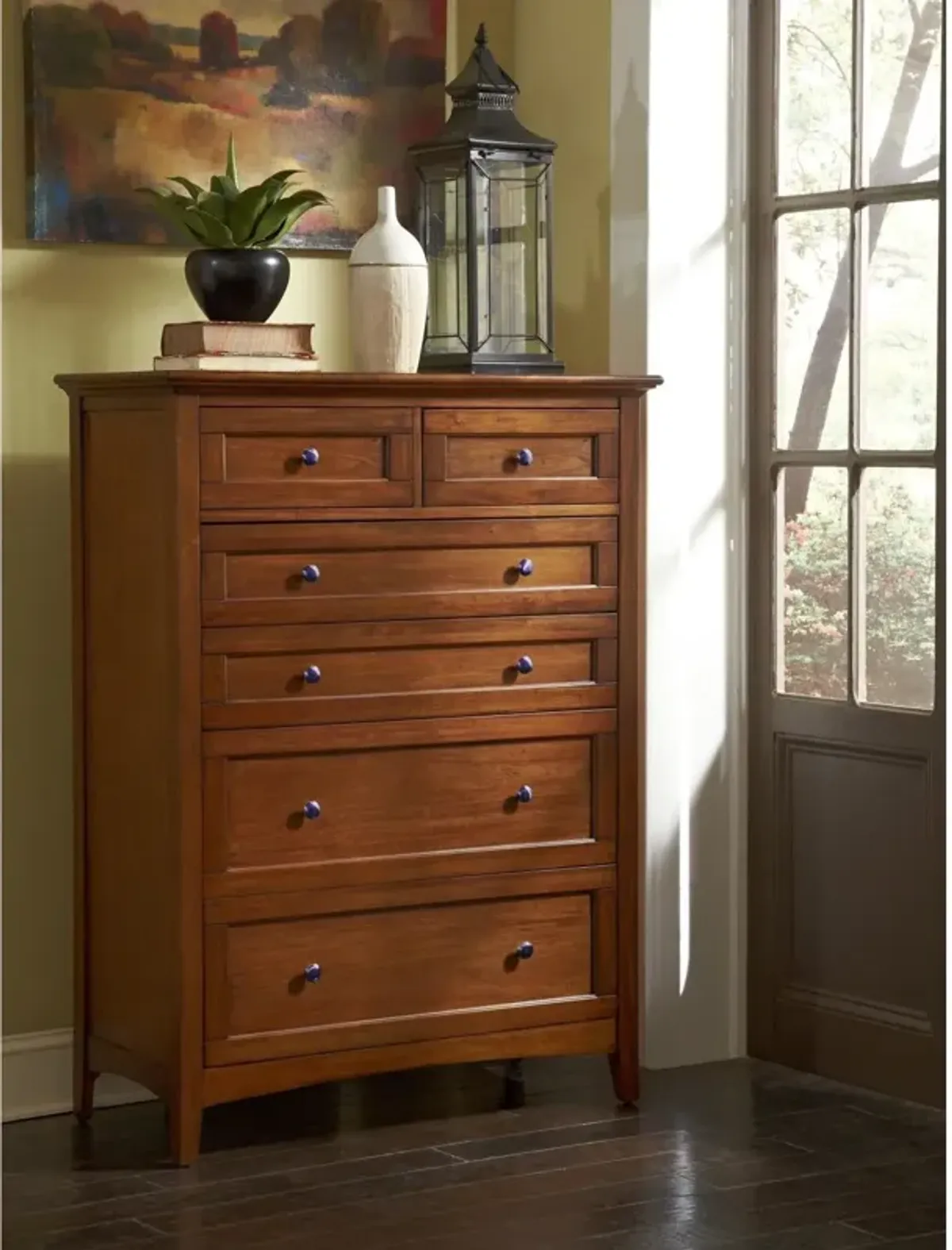 Brown Westlake 6 Drawer Chest