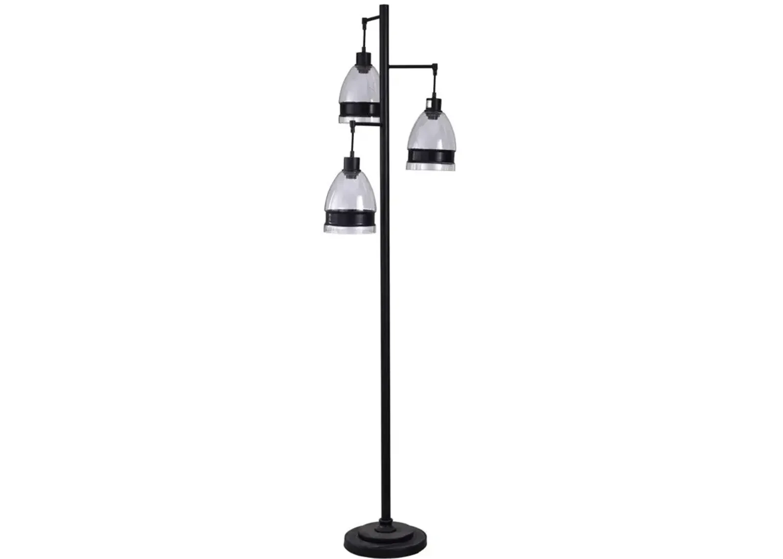 Painted Black Floor Lamp