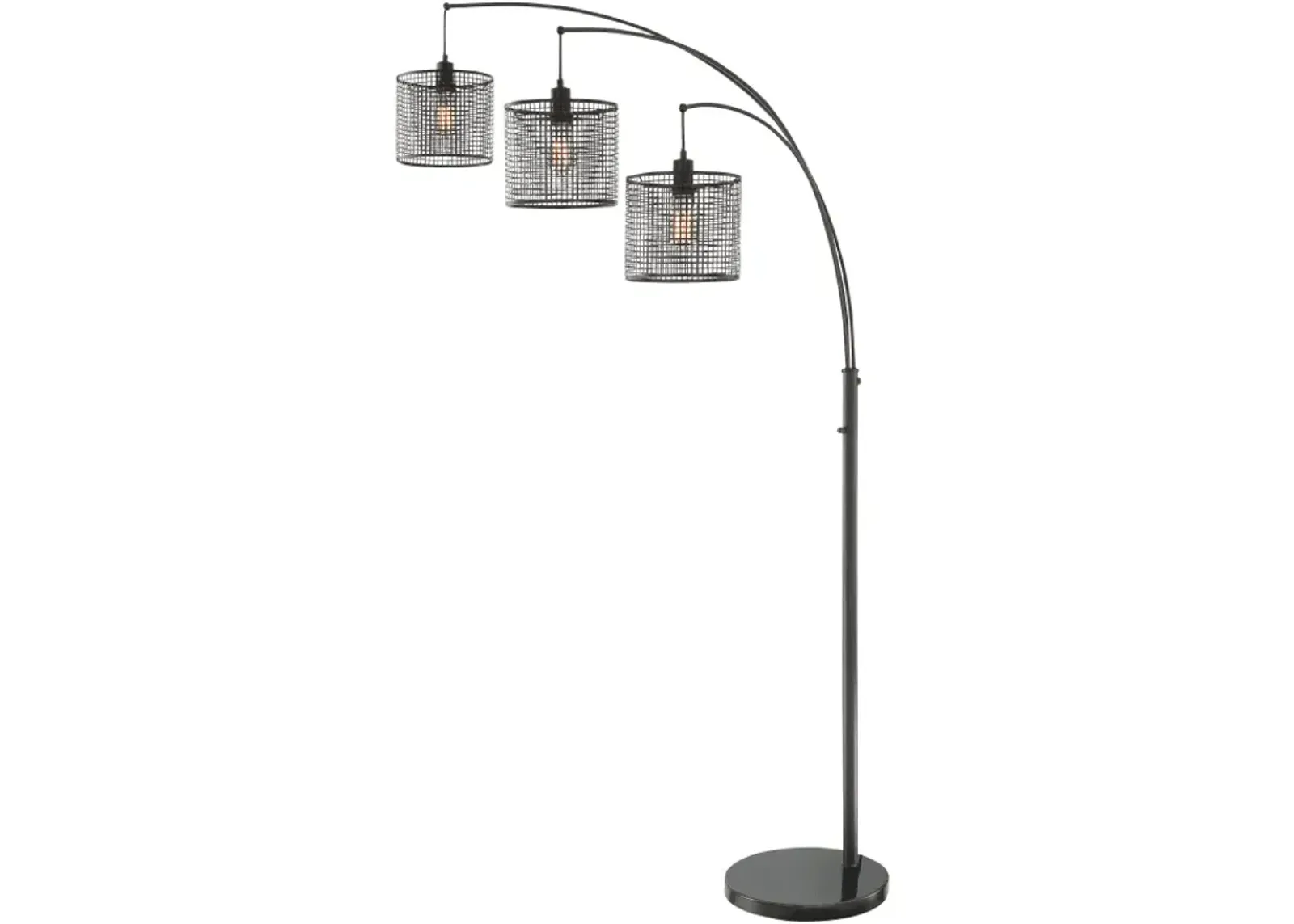 Hamilton Black 3 Arm Floor Lamp