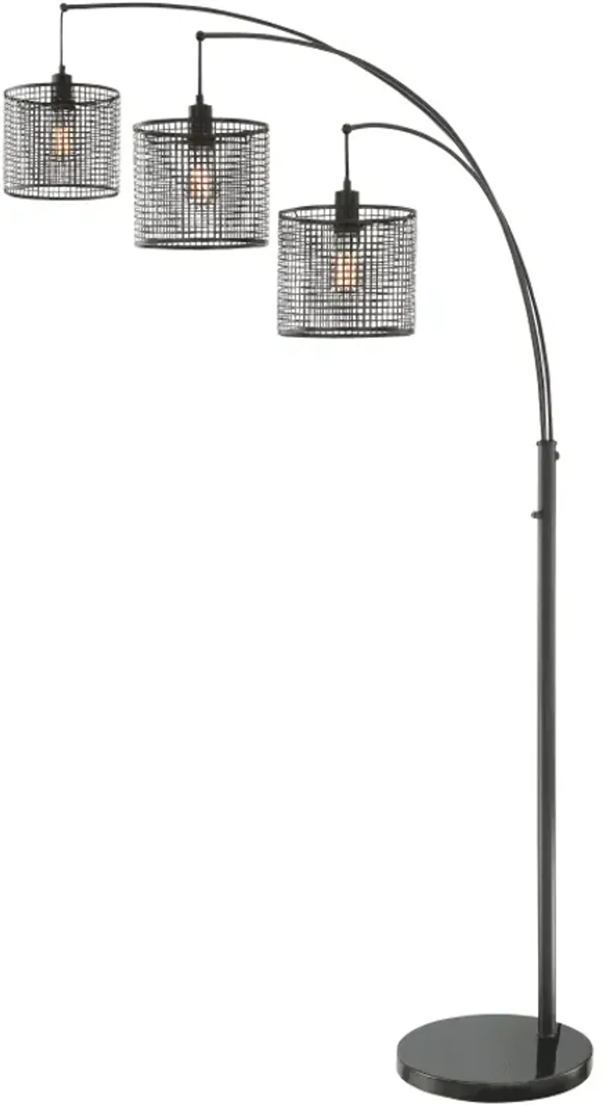 Hamilton Black 3 Arm Floor Lamp