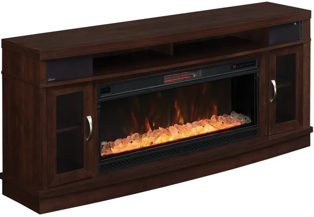 Deerfield Media and Sound Fireplace