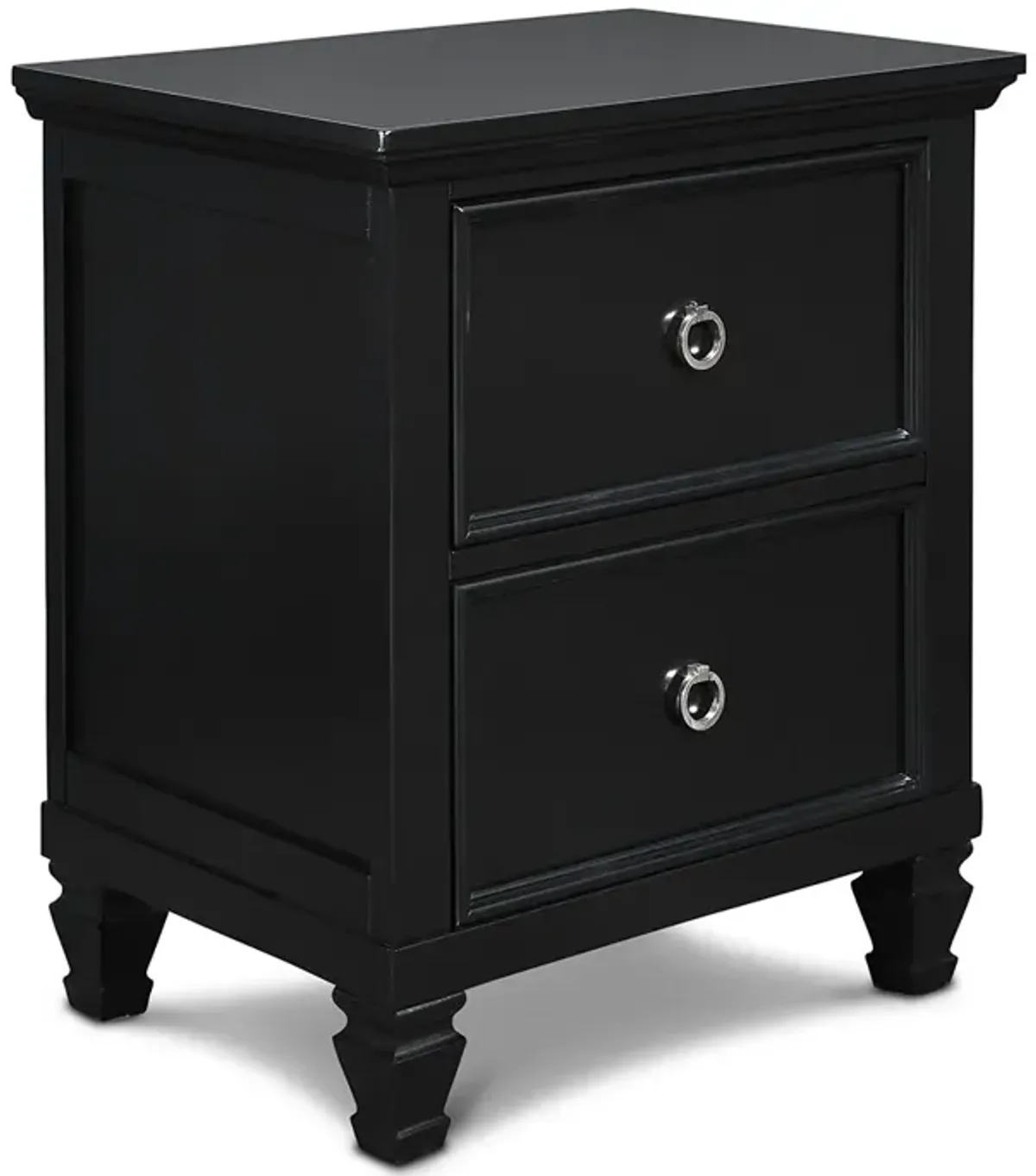 Black Tamarack Nightstand