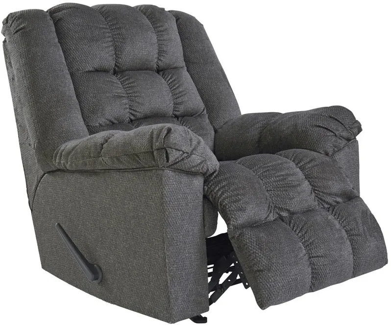 Charcoal Drakestone Heated Massage Rocker Recliner