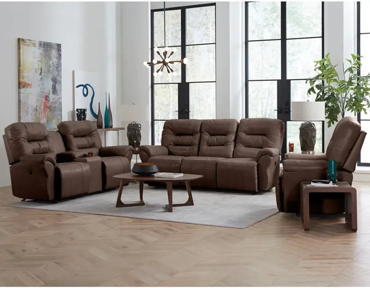 Steel Unity Leather Power Motion Sofa