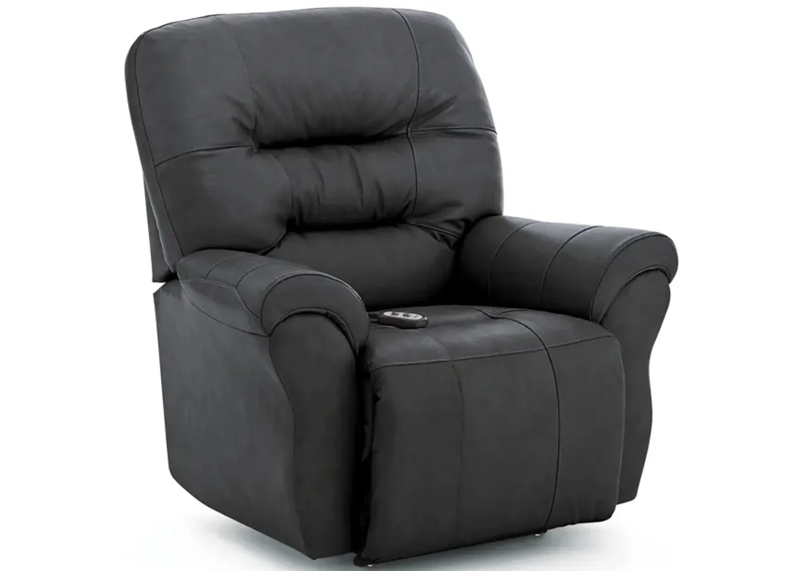 Steel Unity Leather Power Rocker Recliner