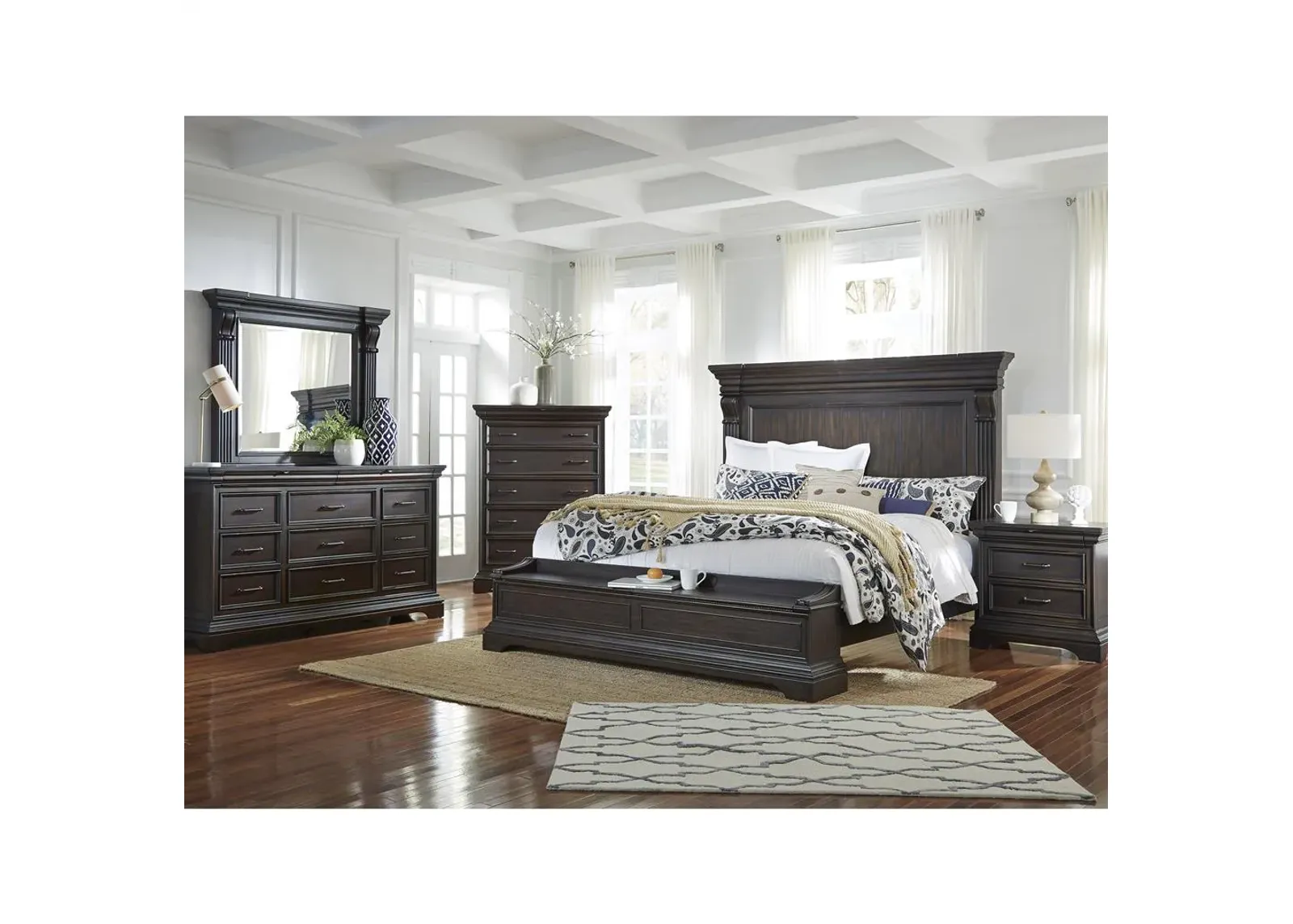 Queen Caldwell Storage Bedroom Group