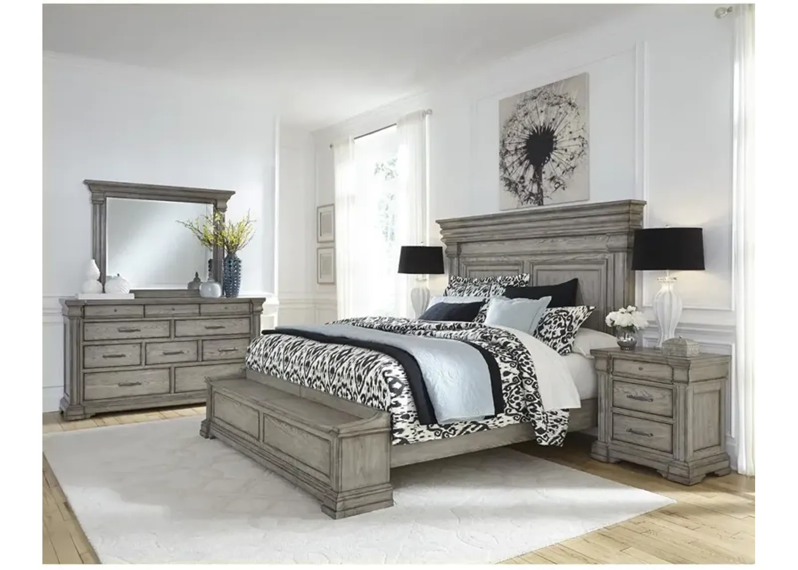 King Madison Ridge Storage Bedroom Group