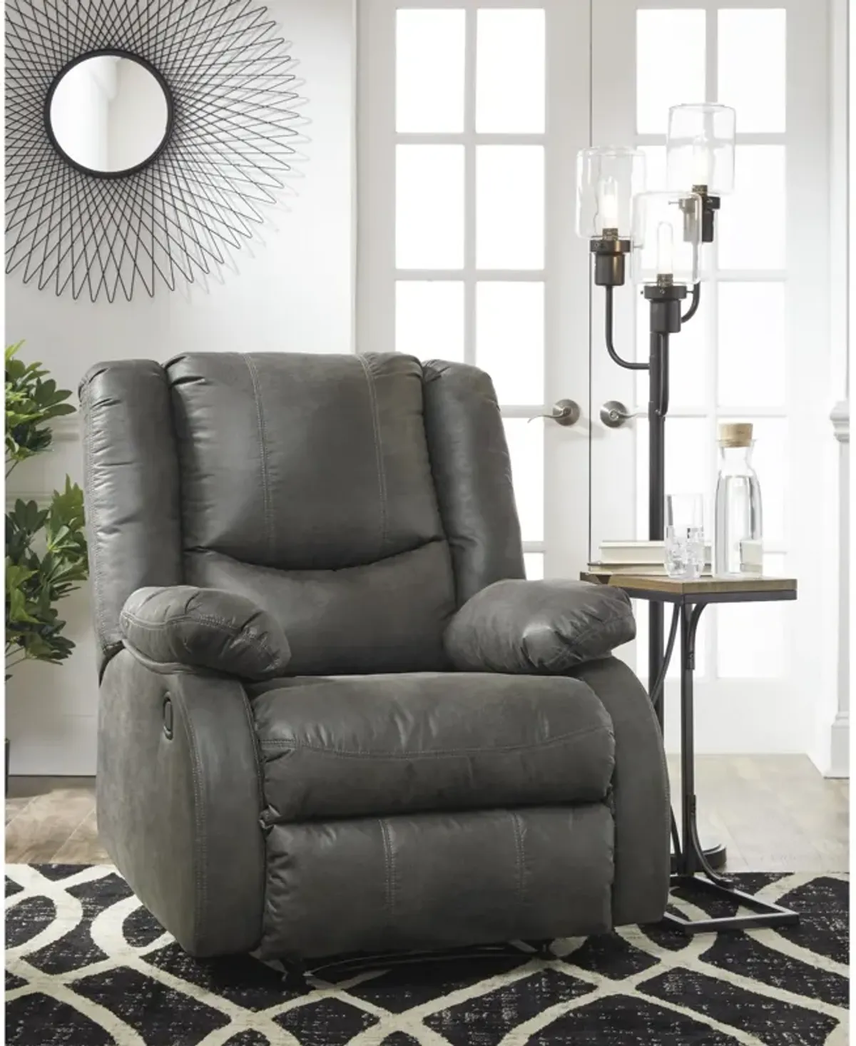 Coffee Bladewood Zero Wall Recliner