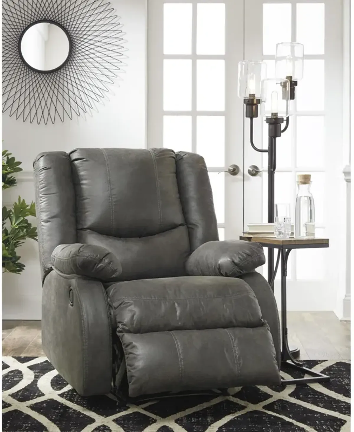 Slate Bladewood Zero Wall Recliner