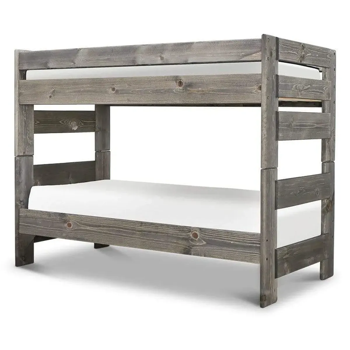 Twin over Twin / Gray Quinn Gray Bunk Bed