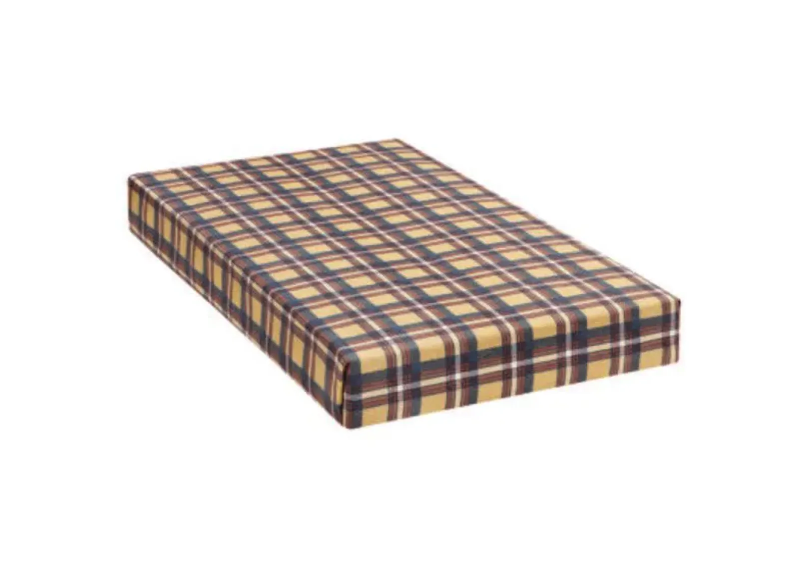 Twin Plaid Spring Bunk Mattress